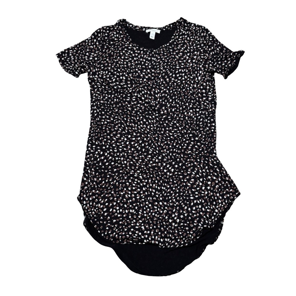 Daily Ritual Women's Jersey Short Sleeve Scoop neck Tunic T-Shirt Dress Small